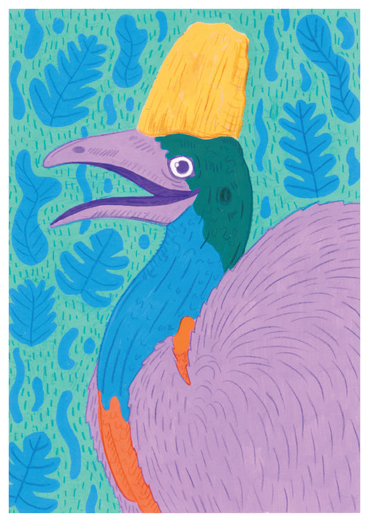 Phyllis the Cassowary - Print