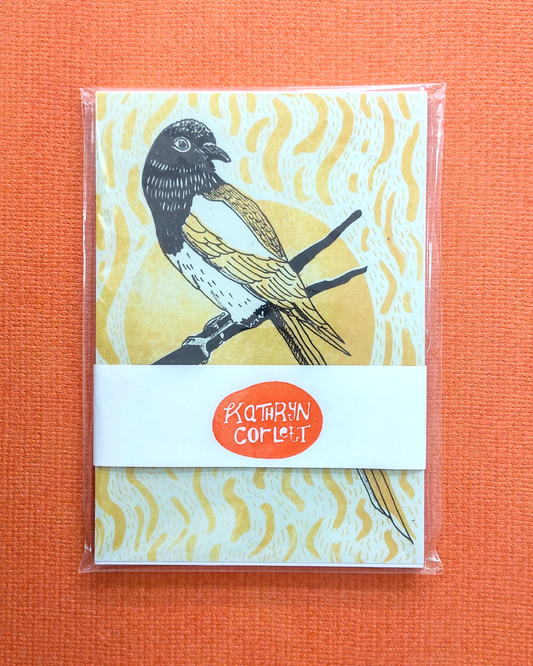 Magpie Notebook - A5 Plain Paper