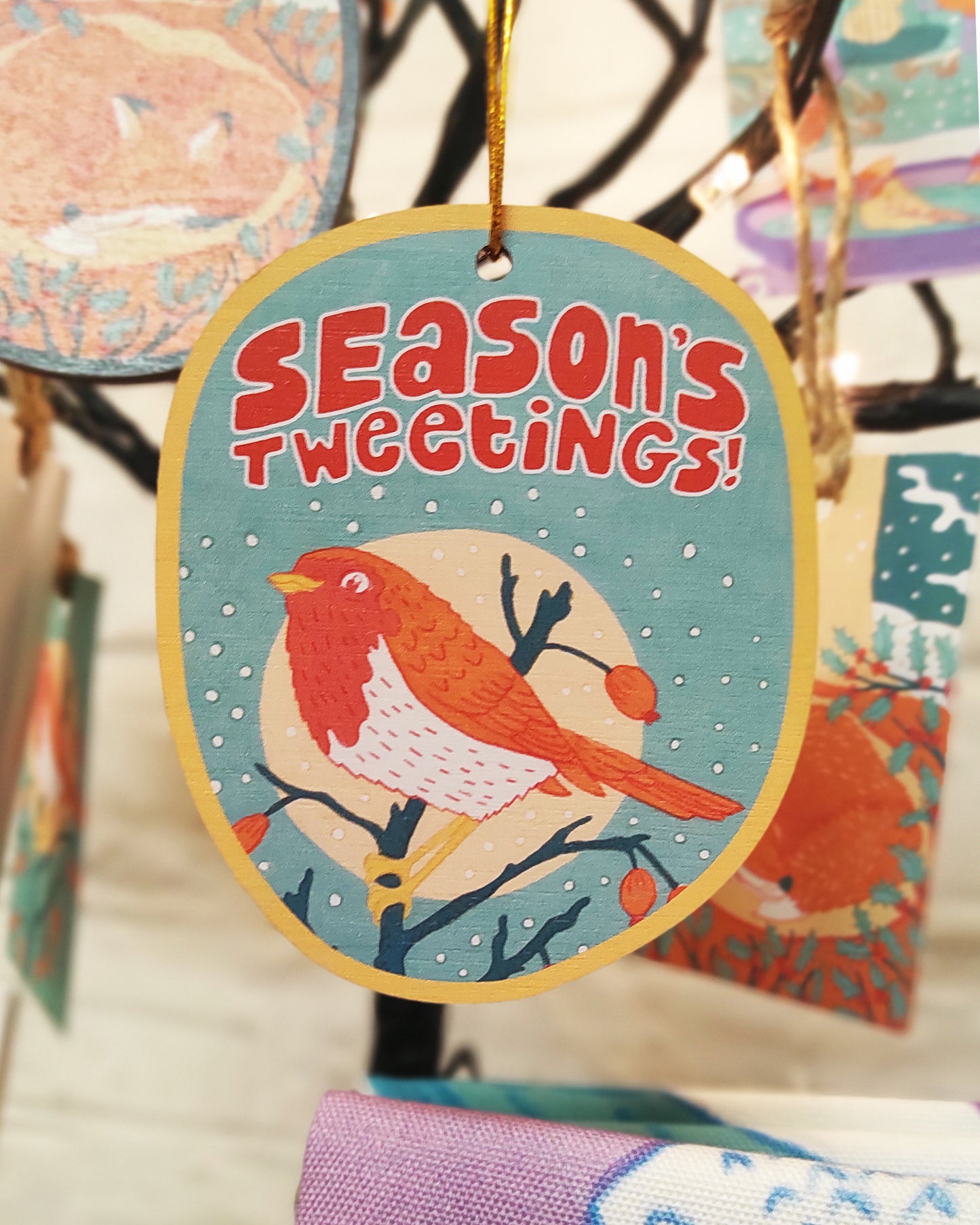 Robin Tree Decoration - Seasons Tweetings!