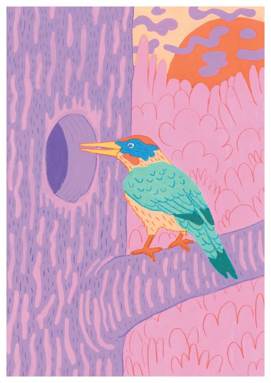 Ace the Woodpecker - Print