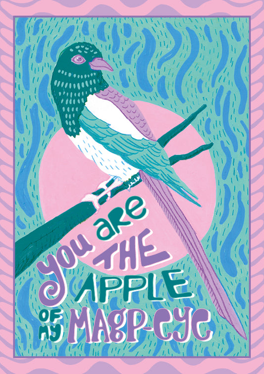 You are the Apple of my Magp-eye – A5 Greetings Card