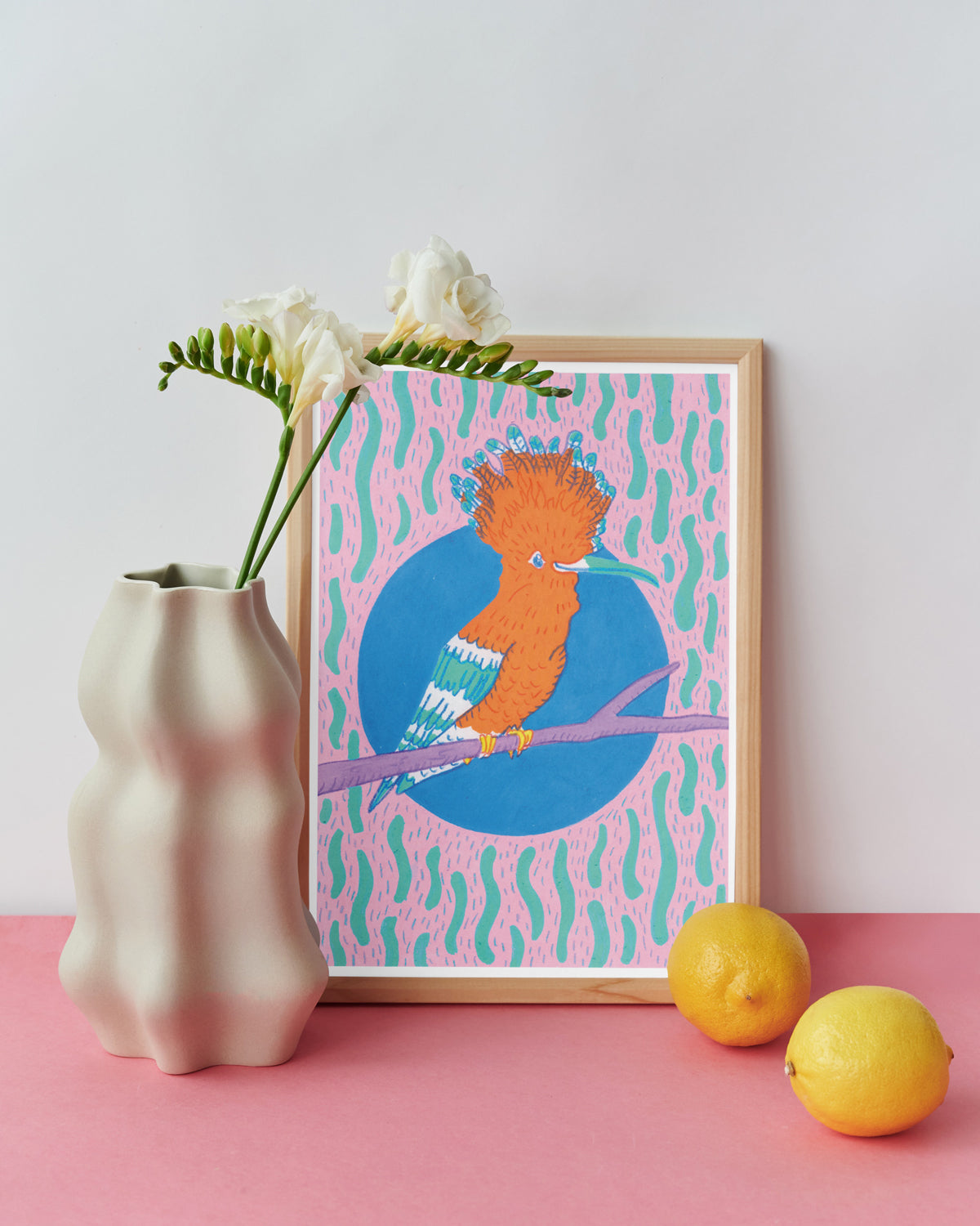 Roberto the Hoopoe A4 Print